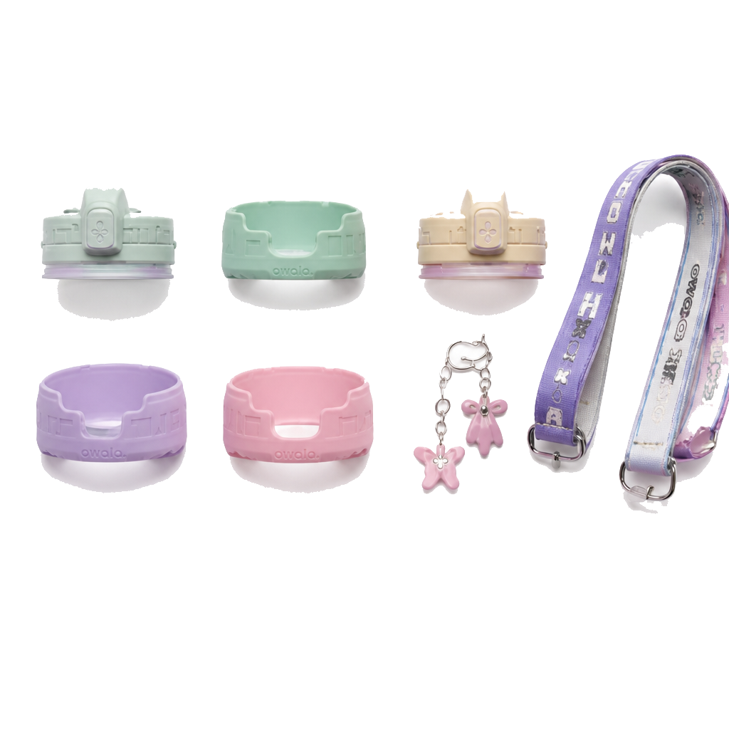 Interchangeable lids, boots and straps